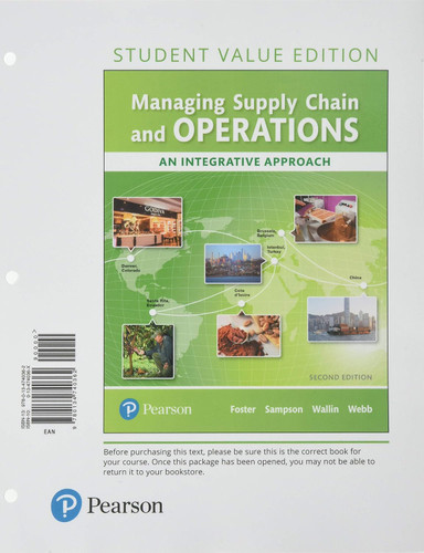 Managing Supply Chain and Operations: An Integrative Approach