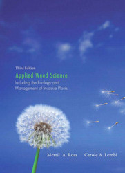 Applied Weed Science: Including the Ecology and Management of