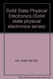 Solid state physical electronics Solid state physical electronics