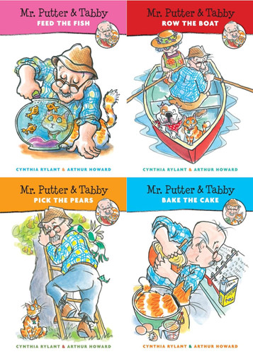 Mr. Putter and Tabby Set of 4 Books: Bake the Cake Feed the Fish Pick