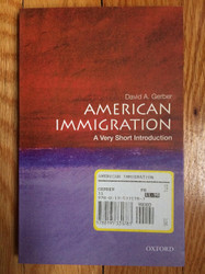 American Immigration: A Very Short Introduction