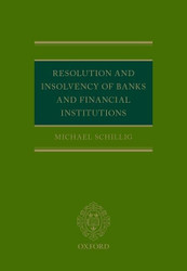 Resolution and Insolvency of Banks and Financial Institutions