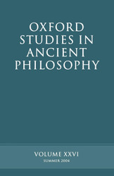 Oxford Studies in Ancient Philosophy