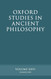 Oxford Studies in Ancient Philosophy
