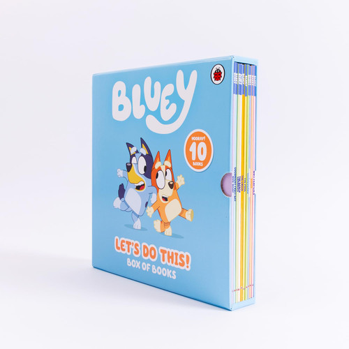 Bluey Let's Do This! Box of Books 10 Books Collection Box Set