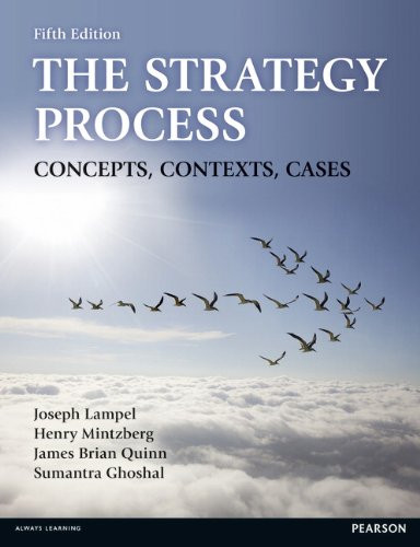 The Strategy Process: Concepts Contexts Cases