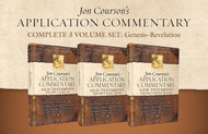 Jon Courson's Application Commentary Complete 3-Volume Set: Genesis -