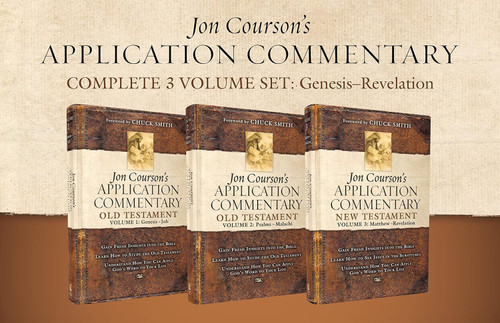 Jon Courson's Application Commentary Complete 3-Volume Set: Genesis -