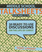 Middle School Talksheets: 50 Ready-to-Use Discussions on the Life of