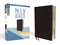 NIV Thinline Bible Giant Print Bonded Leather Black Red Letter