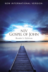 NIV Gospel of John Reader's Edition 25 Pack