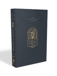 NIV Psalms and Proverbs Leathersoft over Board Navy Comfort Print: