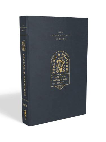 NIV Psalms and Proverbs Leathersoft over Board Navy Comfort Print: