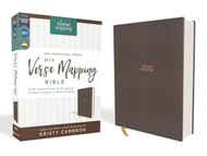 NIV Verse Mapping Bible Cloth over Board Gray Comfort Print