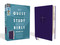 NIV Quest Study Bible Personal Size Leathersoft Blue Comfort Print: