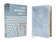 NIV Student Bible Leathersoft Teal Thumb Indexed Comfort Print