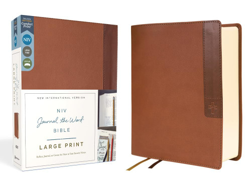 NIV Journal the Word Bible Large Print Leather Bible