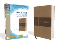 NIV Bible for Kids Leathersoft Tan Red Letter Comfort Print: Thinline
