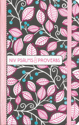 NIV Psalms and Proverbs Hardcover Pink Comfort Print: Poetry and