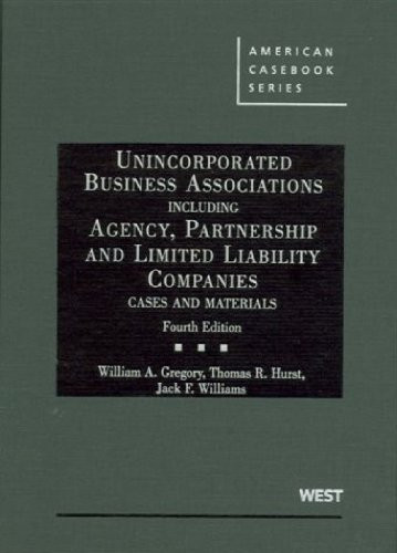 Unincorporated Business Associations Including Agency Partnership and