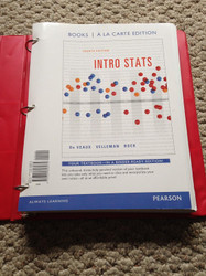 Intro Stats Books a la Carte Edition