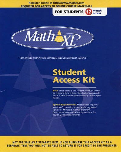 Mathxl Student Access Kit
