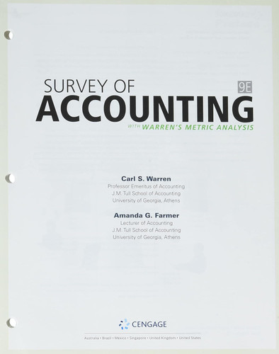 Survey of Accounting Loose-leaf