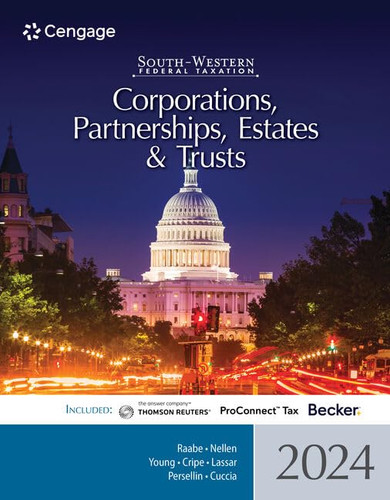 South-Western Federal Taxation 2024: Corporations Partnerships