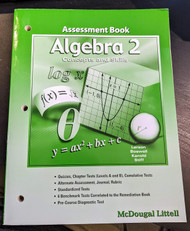 Algebra 2: Concepts and Skills: Assessment Book