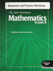 Homework and Practice Workbook Grade 8