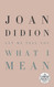 Let Me Tell You What I Mean (Random House Large Print)