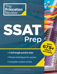 Princeton Review SSAT Prep: 3 Practice Tests + Review & Techniques +
