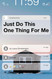 Just Do This One Thing for Me
