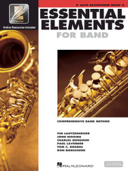 Essential Elements for Band Eb Alto Saxophone - Book 2 with EEi