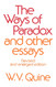 The Ways of Paradox and Other Essays
