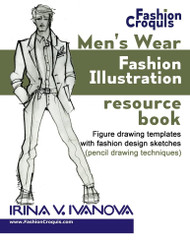 Men's wear fashion illustration resource book