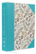 NKJV Journal the Word Bible Large Print Cloth over Board Blue Floral