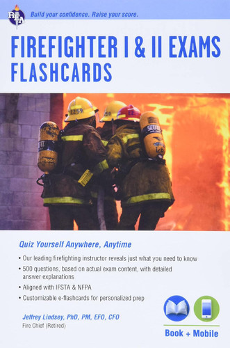 Firefighter I & II Exams Flashcard Book