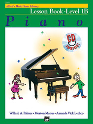 Alfred's Basic Piano Library Lesson Book Bk 1B: Book & CD