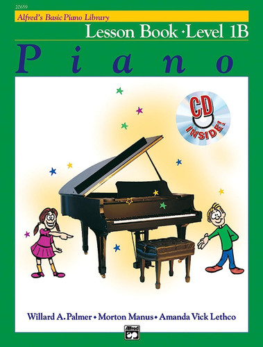 Alfred's Basic Piano Library Lesson Book Bk 1B: Book & CD