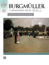 Burgm++ller 25 Progressive Pieces Op. 100: Book & CD