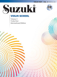 Suzuki Violin School International Edition Violin Part Book & CD