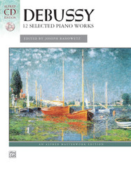 Debussy 12 Selected Piano Works: Book & Online Audio