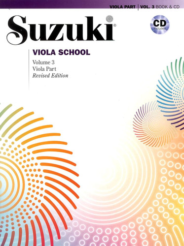 Suzuki Viola School Vol 3: Viola Part Book & CD