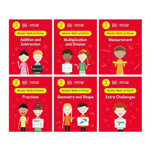 Math - No Problem! Collection of 6 Workbooks Grade 2 Ages 7-8