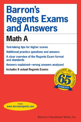 Math A (Barron's Regents NY)