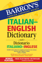 Barron's Italian-English Dictionary: Dizionario Italiano-Inglese