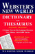 Webster's New World Dictionary and Thesaurus