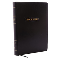 KJV Holy Bible Giant Print Center-Column Reference Bible Black