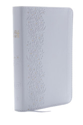 KJV Bride's Bible Leathersoft White Red Letter Comfort Print: Holy